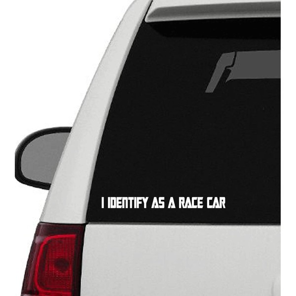 Xpin Graphics I Identify As A Race Car Vinyl Decal