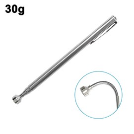 Telescopic Magnetic Pickup Tool with Flexible Neck and Pocket Clip for Retrieving Screws, Nuts and Small Metal Parts