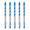 Rannb 5pcs Masonry Drill Bit 15/64" Drilling Dia Carbide Drill