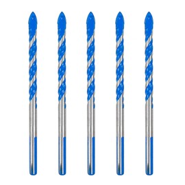 Rannb 5pcs Masonry Drill Bit 15/64" Drilling Dia Carbide Drill Bit for Glass, Tile and Ceramic