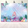 Under The Sea Party Backdrop Mermaid Birthday Hanging Decorations Bubble