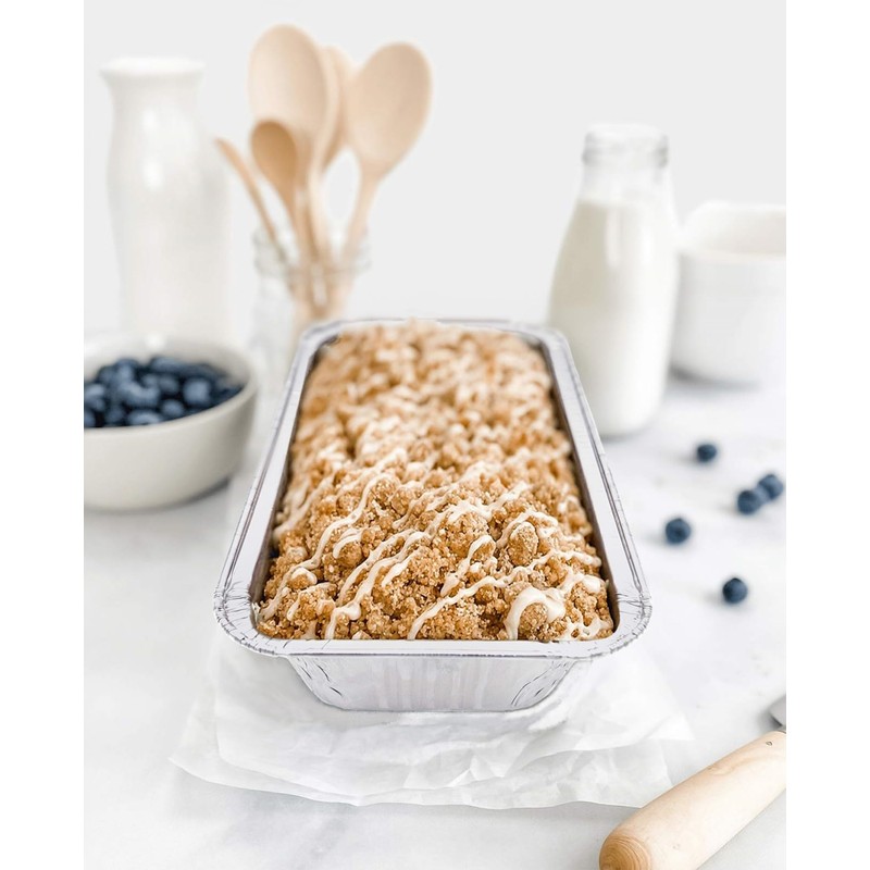 Disposable Loaf Pans With Lids Bakeware Set, 2lb, 55 Pack,