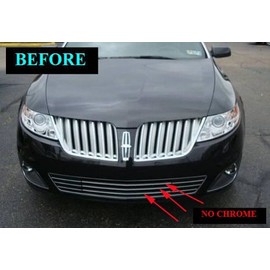 312 MOTORING fits 2009-2010 LINCOLN MKS CHROME GRILLE GRILL KIT 09 10 ULTIMATE