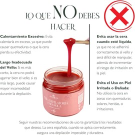 APIGREEN - CERA ESPAÑOLA DEPILATORIA (400GRS) + APLICADORES, PIEL SENSIBLE - BIKINI, ROSTRO, PIERNAS, BARBA DEPILA SIN DOLOR EFICAZ EN TODO TIPO DE VELLO (Lavanda)