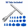 Car Dent Repair Puller Kit with T-Handle & 18 Glue