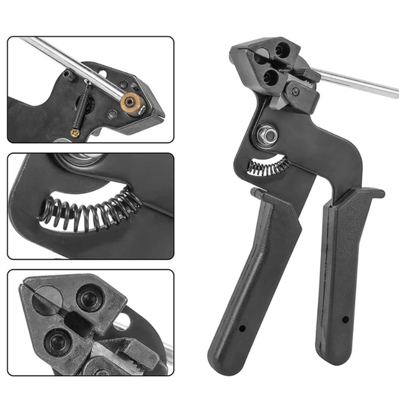 Stainless Steel Cable Tie Gun KangTeer Heavy Duty Carbon Steel