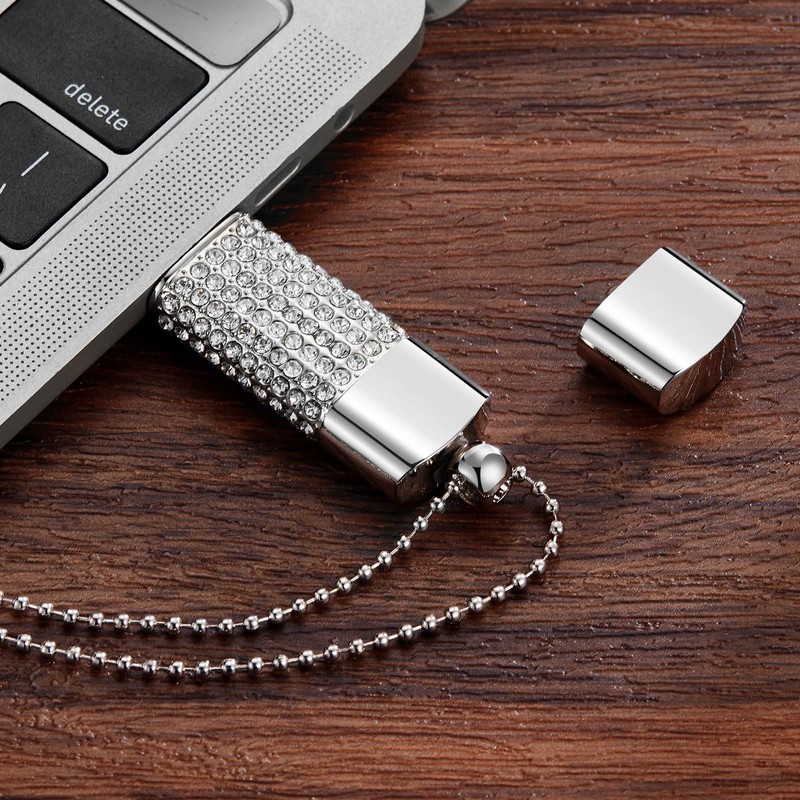 GARRULAX USB Flash Drive, 16GB/32GB/64GB/128GB USB 2.0 Heart Shaped Memory