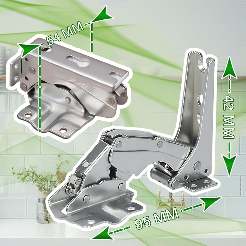 Set of 2 Hinges for Fridge Door Handle with Original