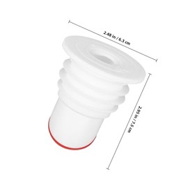 Hemobllo Tapón De Drenaje De Piso Antiolor con Núcleo De Silicona Preventor De Reflujo para Cocina Y Baño Sello Universal para Coladeras De 2.95X2.48X2.48In Fácil Instalación Y Resistente