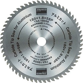 TRUSCO TSA-18058 Aluminum Cut, Φ7.1 inches (180 mm)