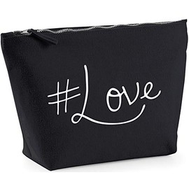 Hippowarehouse #love printed make up cosmetic wash bag 18x19x9cm