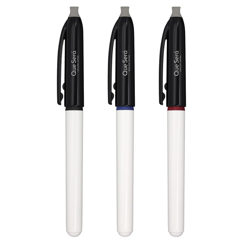 Sailor 80-5810-000 Quessera Ballpoint Pen Erasable Ballpoint Pens, Black, Red,