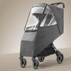 Stroller Rain Cover Universal Waterproof Windproof Dustproof Coldproof Travel Weather