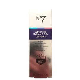 No7 Advanced Retinol 1.5% Complex Night Concentrate Skin Transforming Accelerator 30ml