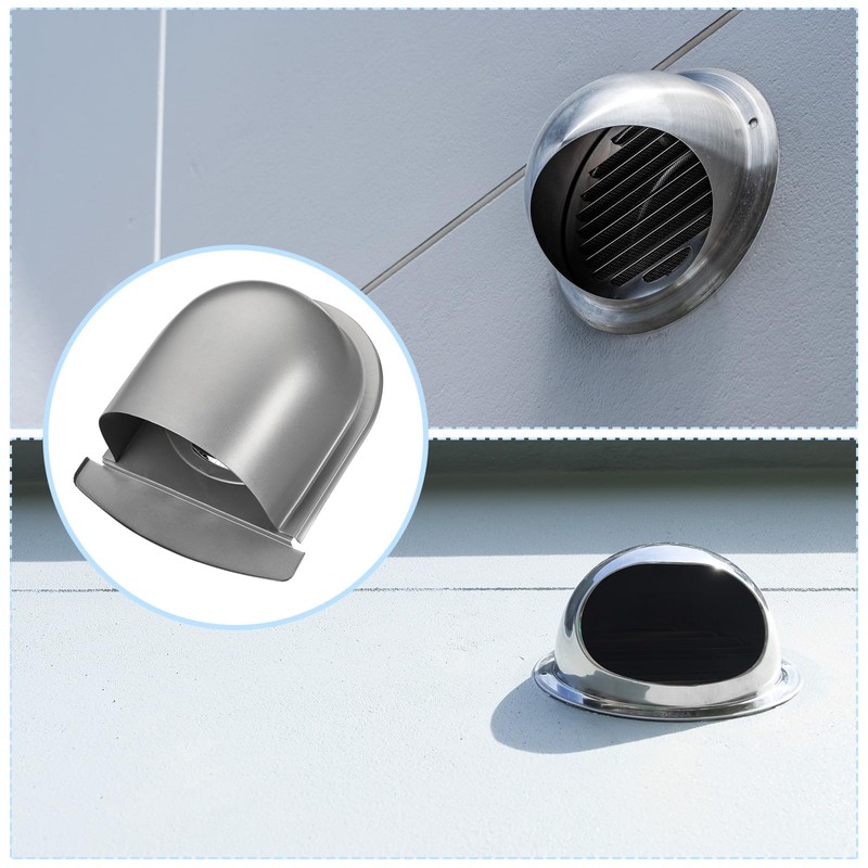 PATIKIL 6 Inch Exhaust Air Vent Cover, Exterior Wall Vent