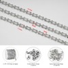 KYUNHOO 6.5FT/2M Stainless Steel Chunky Chains for Jewelry Making 10MM