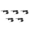 Tuperoymse 5X Zinc Alloy Computer Desk Cabinet Mailbox Drawer Cupboard