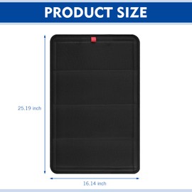 Zikefest RV Door Window Shade, Foldable RV Blackout Window Cover, Magnetic Sun Shade, with Reflective Silver Coating, UV Protection Camper Door Window Cover, Camper Travel Must Haves (25×16 inch)