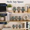 Set of 3 Owl Figurines – Hear No, See No,