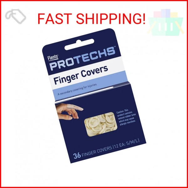 Flents First Aid Finger Cots, Protects Finger While Healing From