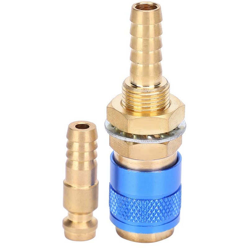 Water Cooled Gas Adapter Quick Connector Fitting MIG TIG Welder