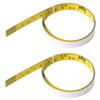 39 Inch Measure Tape with Adhesive Backing, 2 Pack Left
