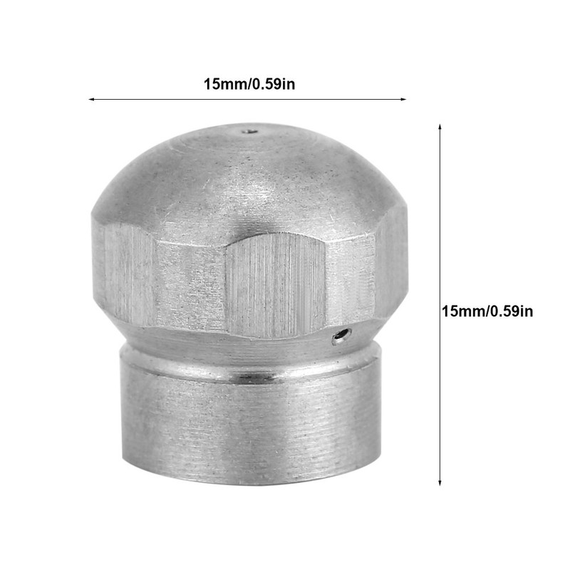 lyrlody Cleaning Nozzle for Cleaning Pipes with G 1/8 Inch