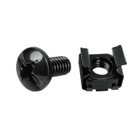 Tecmojo Rack Mount Screws - M6 Cage Nuts and Screws 1/2inch, Made to Use with Network Racks, Enclosures and Cabinets (50 Pack)