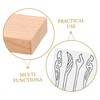 TEHAUX 1 Set Wooden Hairpin Making Block DIY Jewelry Accessory