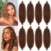 16 Inch Soft Springy Afro Twist Braiding Hair 8 Packs