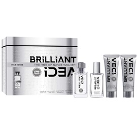 Hybrid & Company Brilliant Idea 4Pcs Gift Set For Men 20ml-Perfume&50ml-Perfume&50ml-After Shave Balm &50ml-Shower Gel