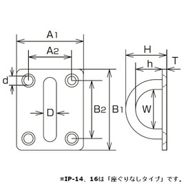 水本 Stainless aipure-to 60 mm × 85 mm IP14