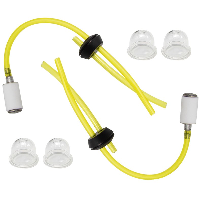 2 Pack Fuel Line Two Hole Grommet Assembly with 4