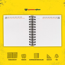 Grupo Erik School Planner 2022 2023, Gameration School Calendar 2022 2023, Student Calendar, Appointment Calendar 14 x 16 cm, a Daily Planner for a Successful School Year, Gamer Planner,