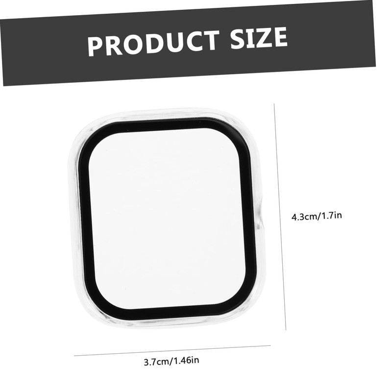 OSALADI 5pcs Mini Compatible Replaceable Watch Case Tempered Protector Lightweight