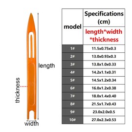 10 PCS Netting Needle Shuttles Fishing Net with a Pair of Scissors, Repair Line Equipment Plastic Cast Net Mending, Needle Shuttles Repair Tool, Used for Knitting and Sewing