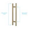 TOGU TG-6012 900mm/36 inches Solid Standoffs Heavy-Duty Commercial SUS304 Stainless