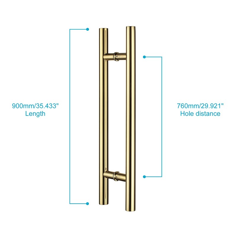TOGU TG-6012 900mm/36 inches Solid Standoffs Heavy-Duty Commercial SUS304 Stainless
