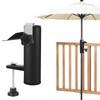 DELAESI Umbrella Stand Parasol Holder Balcony Parasol Holder Balcony Railing