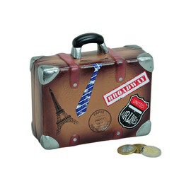 Unknown Beautiful holiday funds, travel box, travel suitcase, case with stickers