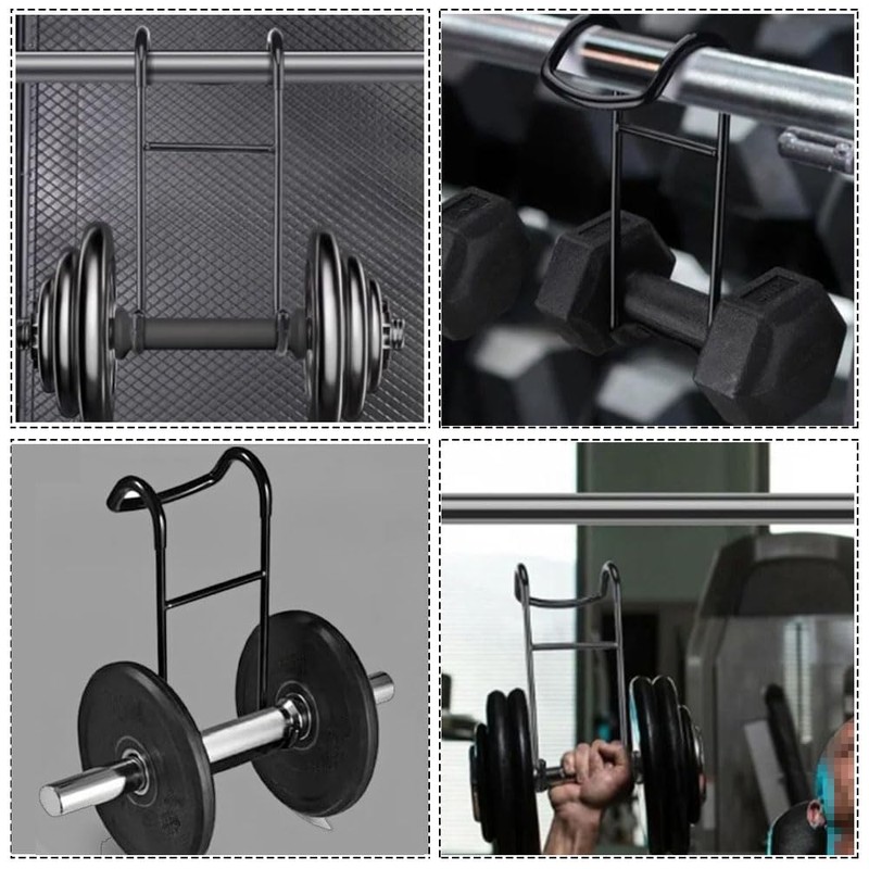 Dumbbell Spotter Hooks 2 Pack, Esforzarse 250 lbs Load Capacity