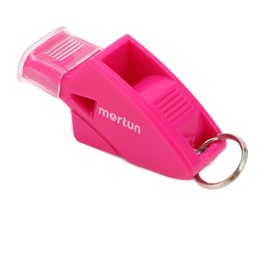 Tbest Sports Whistle, Whistle Competition Whistle E with Lanyard and Storage Box for Coaches Referees and Kids (Rose Red)