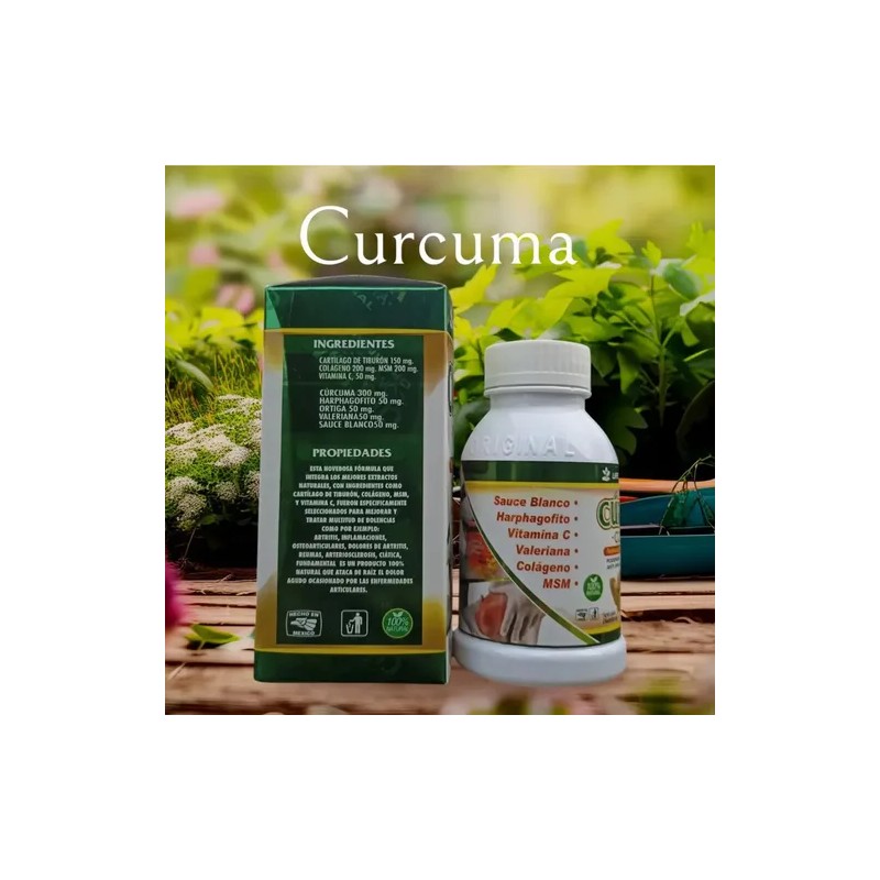 Cúrcuma Compuesta Anti Flamatorio Tabletas Pack Sabor