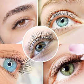 PERMANIA Lash Lift Kit for Eyelash Lift and Brow Lamination - Professional Short-Term Curling and Beads with Natural Results