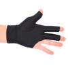 RiToEasysports Open Three Finger Spandex Glove, Snooker Billiard Pool Gloves