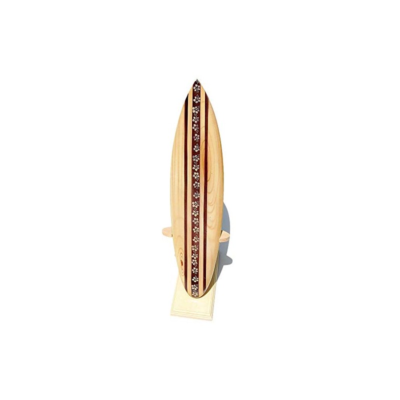 Seestern Sportswear FBA_1654 Decorative Wooden Surfboard 30 cm Long Airbrush