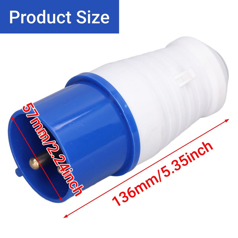 CEE Plug 3-Pin 32A IP44 Waterproof Plug 220-250 V CEE