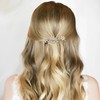 Hair Clips for Women, Flower Hair Pins Golden Hair Accessories