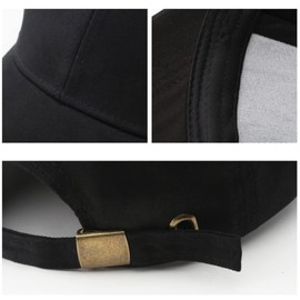 ARKOSKNIGHT Adjustable Tuncker Embroidered Baseball Caps Racing Auto WordmarkHat Fashion Street Dancing Sports Travel(New Black)