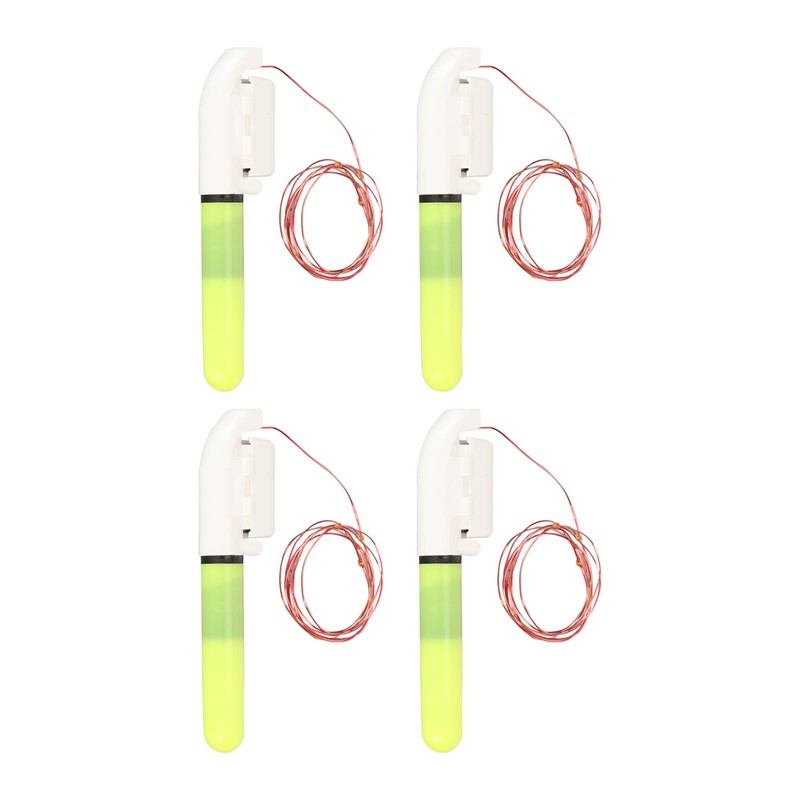 4 Pcs Fishing Glow Sticks Rod Tip LED Glow Sticks
